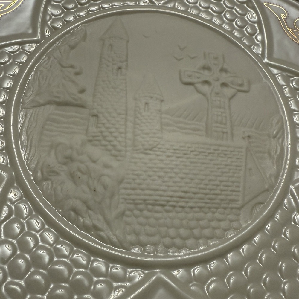 150 Years Anniversary BELLEEK Plate 2007 Christmas at Blarney Ireland #471/2000 - Picture 2 of 5
